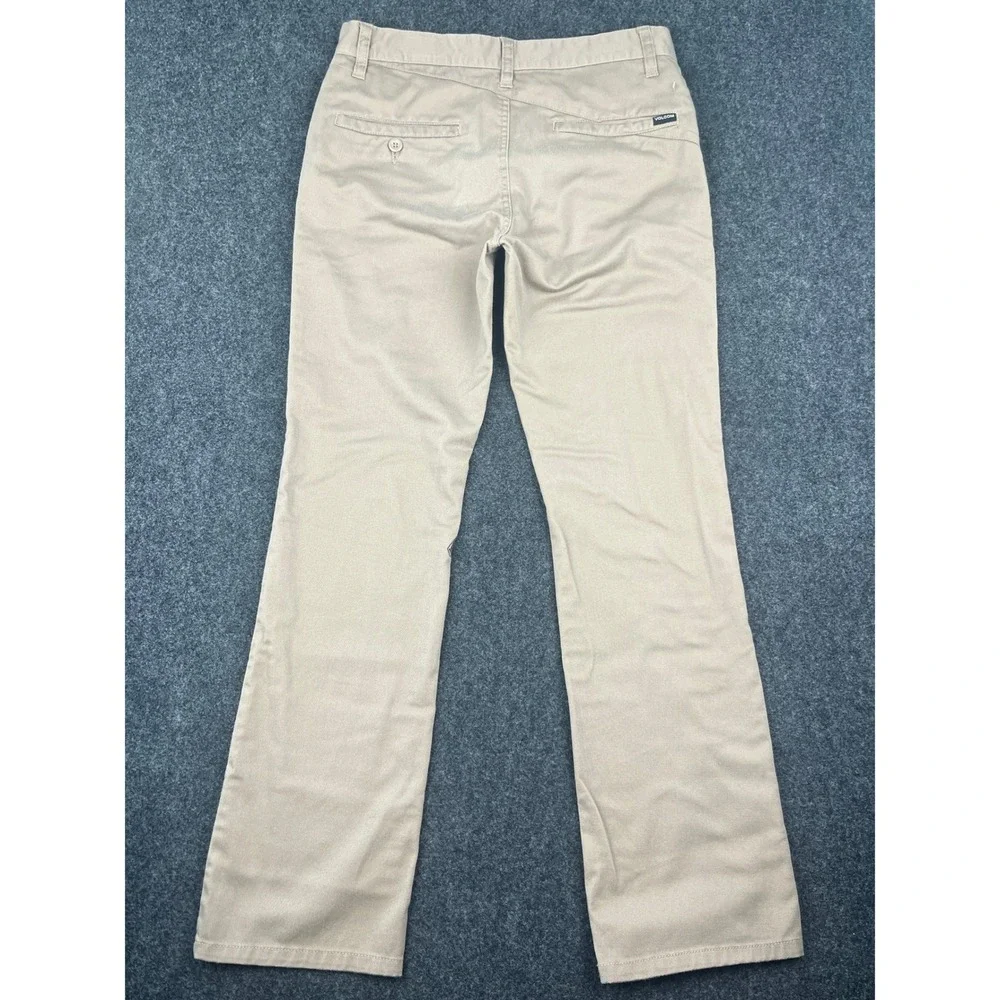Volcom Frickin Modern Stretch Chino‎ Pants Khaki Tan Mens 28 Skate